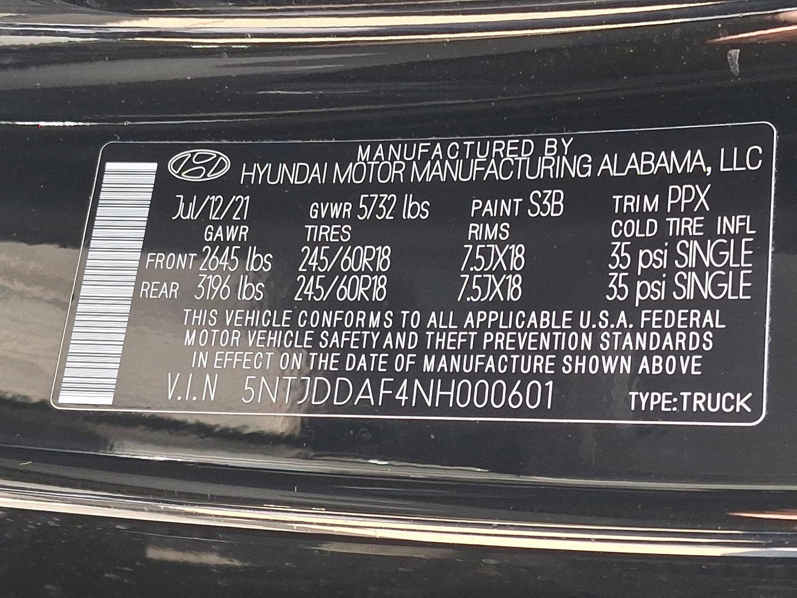 2022 Hyundai Santa Cruz Vehicle Photo in BETHLEHEM, PA 18017-9401