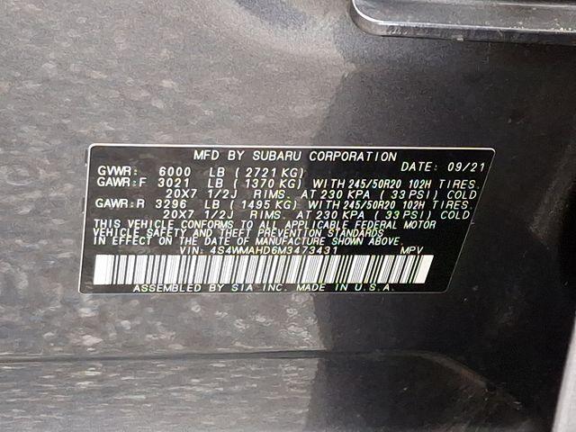 2021 Subaru Ascent Vehicle Photo in DANBURY, CT 06810-5034