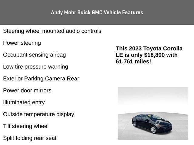 2023 Toyota Corolla Vehicle Photo in Fishers, IN 46038