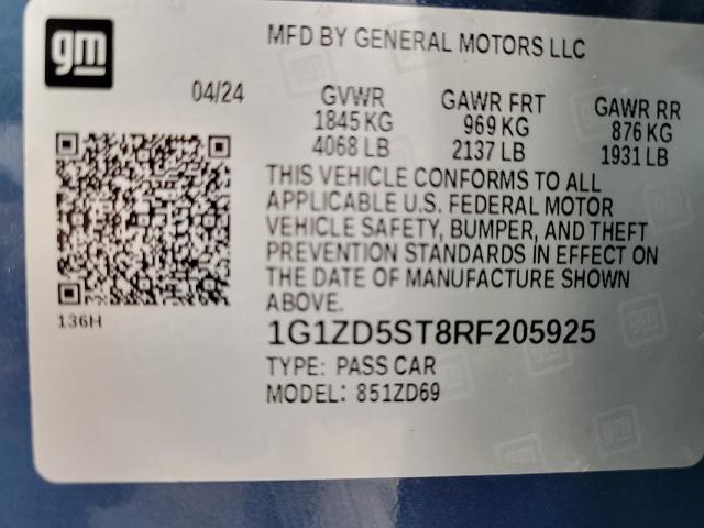 2024 Chevrolet Malibu Vehicle Photo in GREEN BAY, WI 54303-3330