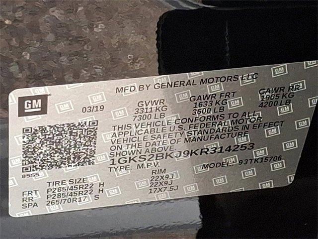 2019 GMC Yukon Vehicle Photo in TREVOSE, PA 19053-4984