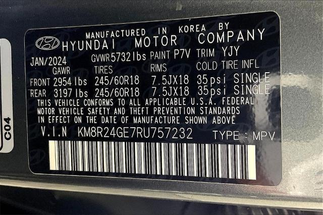 2024 Hyundai PALISADE Vehicle Photo in Tulsa, OK 74129