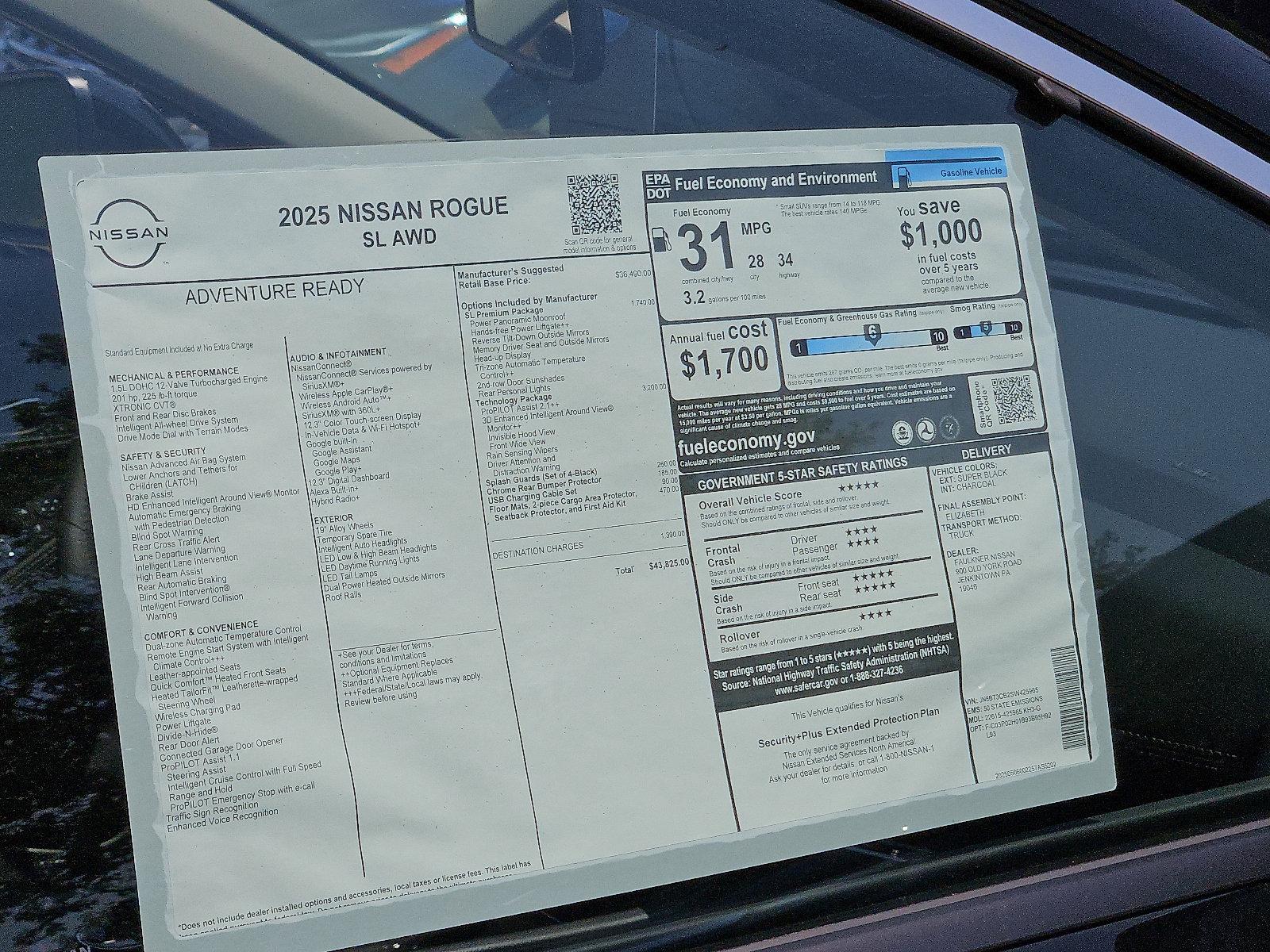 2025 Nissan Rogue Vehicle Photo in Jenkintown, PA 19046