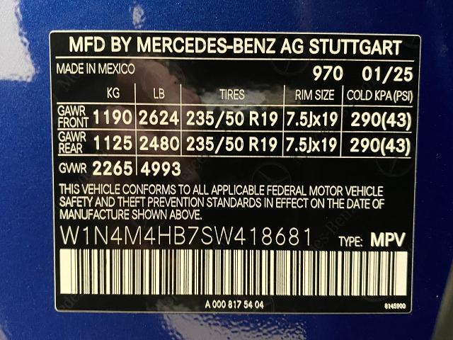 2025 Mercedes-Benz GLB Vehicle Photo in Appleton, WI 54913
