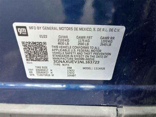 2022 Chevrolet Equinox Vehicle Photo in TULLY, NY 13159-3159