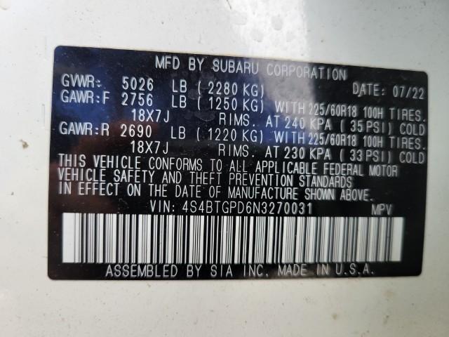 2022 Subaru Outback Vehicle Photo in Green Bay, WI 54304