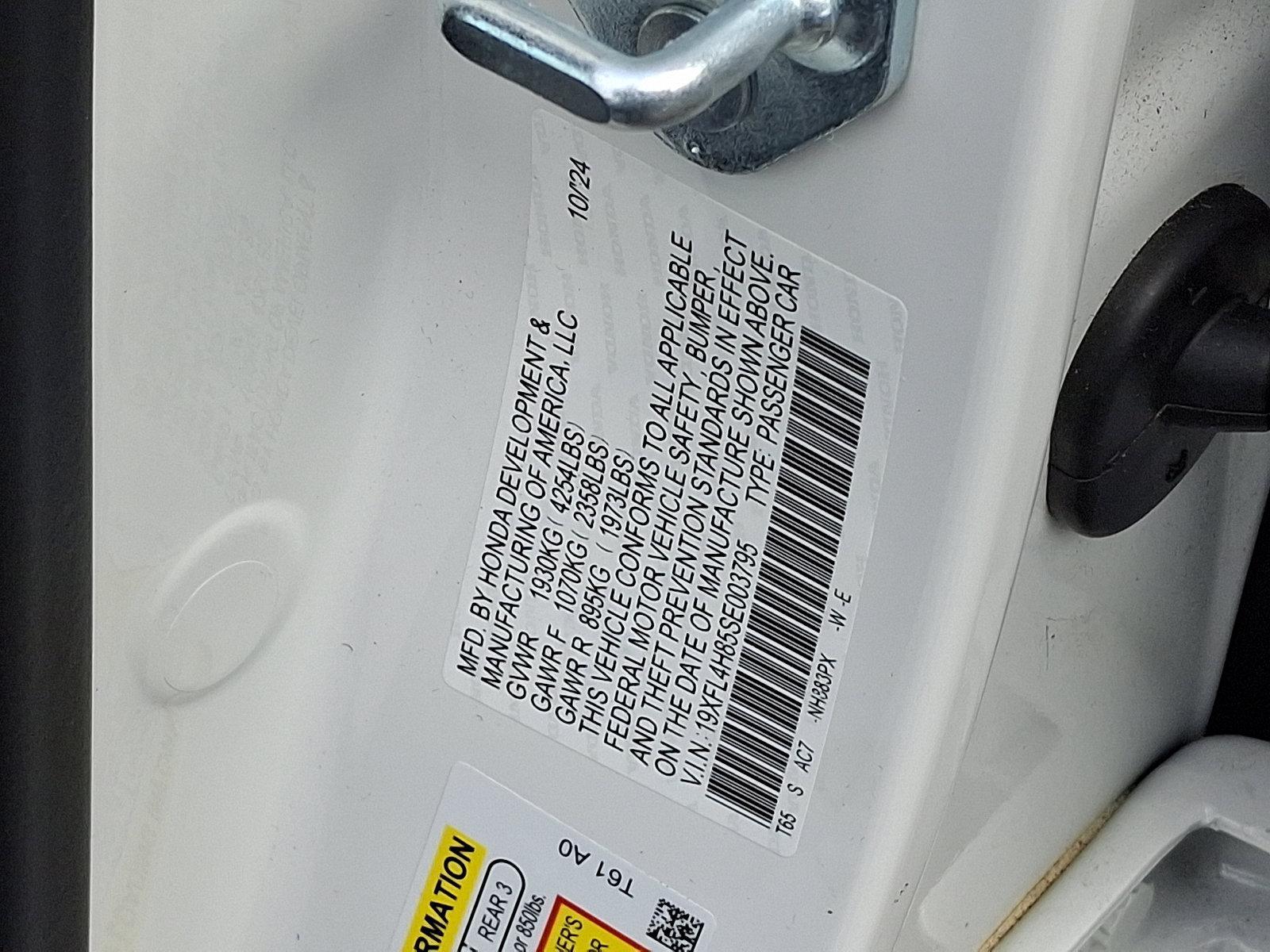 2025 Honda Civic Hatchback Hybrid Vehicle Photo in Harrisburg, PA 17111
