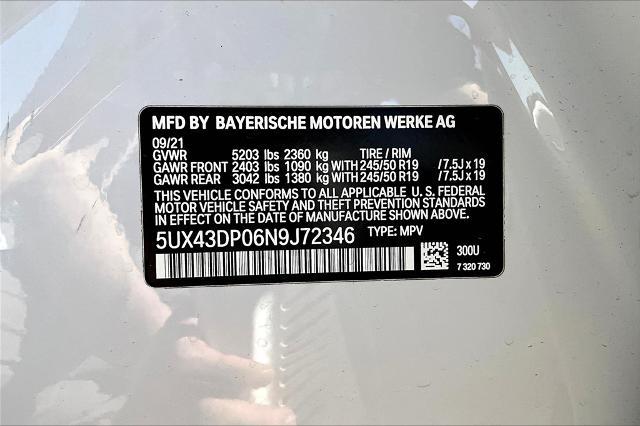 2022 BMW X3 sDrive30i Vehicle Photo in Tulsa, OK 74145