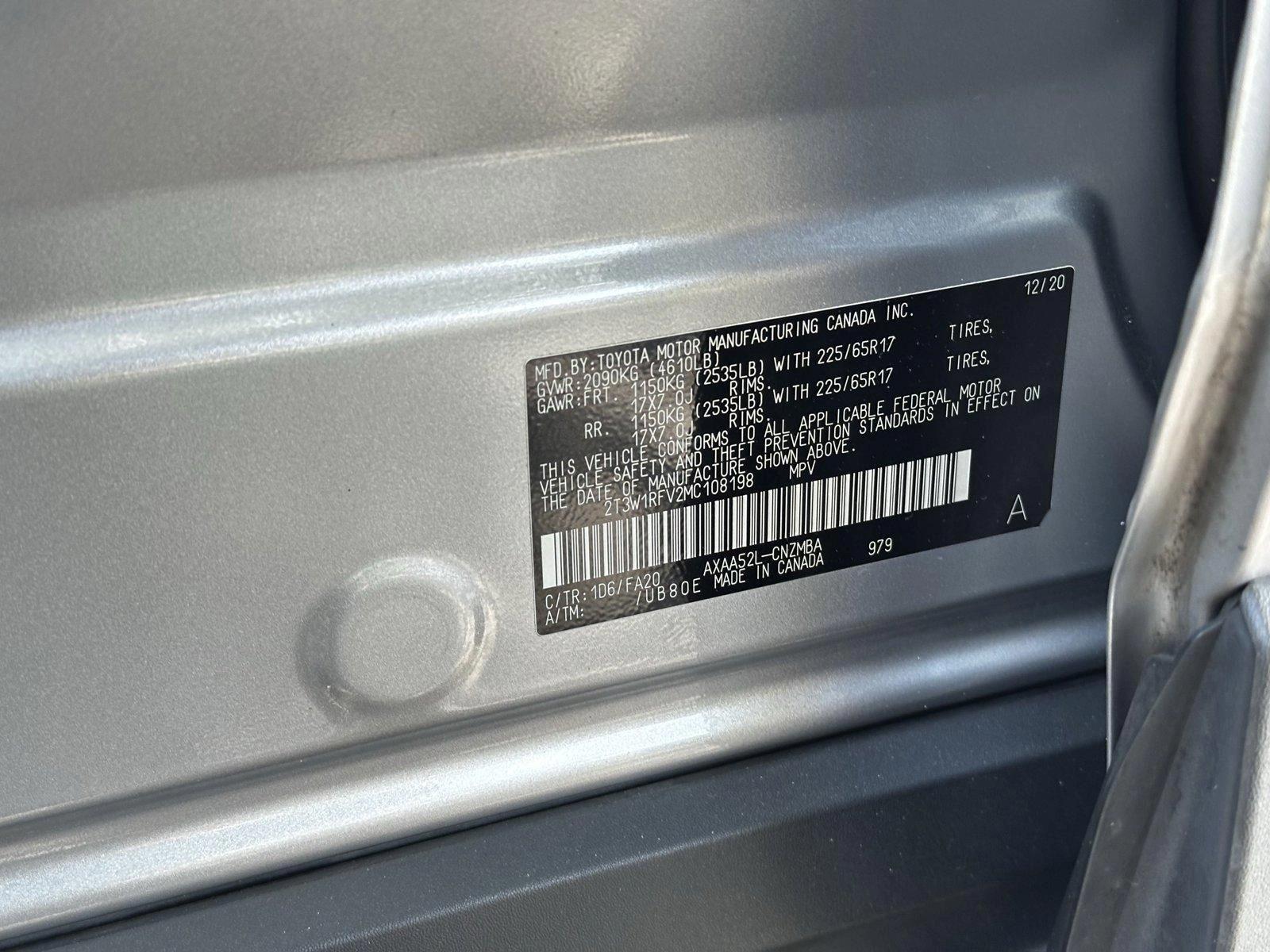 2021 Toyota RAV4 Vehicle Photo in Hollywood, FL 33021