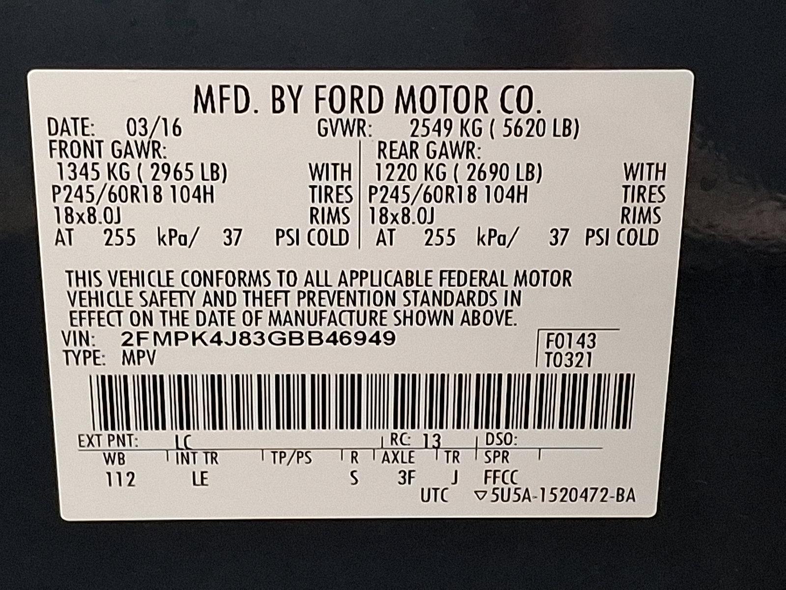 2016 Ford Edge Vehicle Photo in Easton, PA 18045