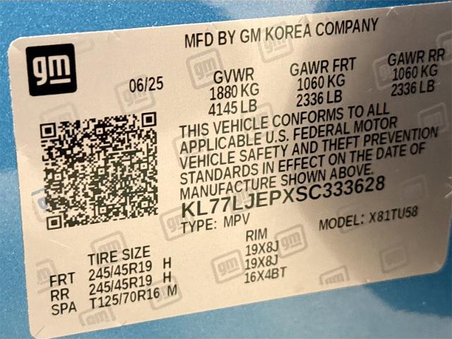 2025 Chevrolet Trax Vehicle Photo in EVERETT, WA 98203-5662