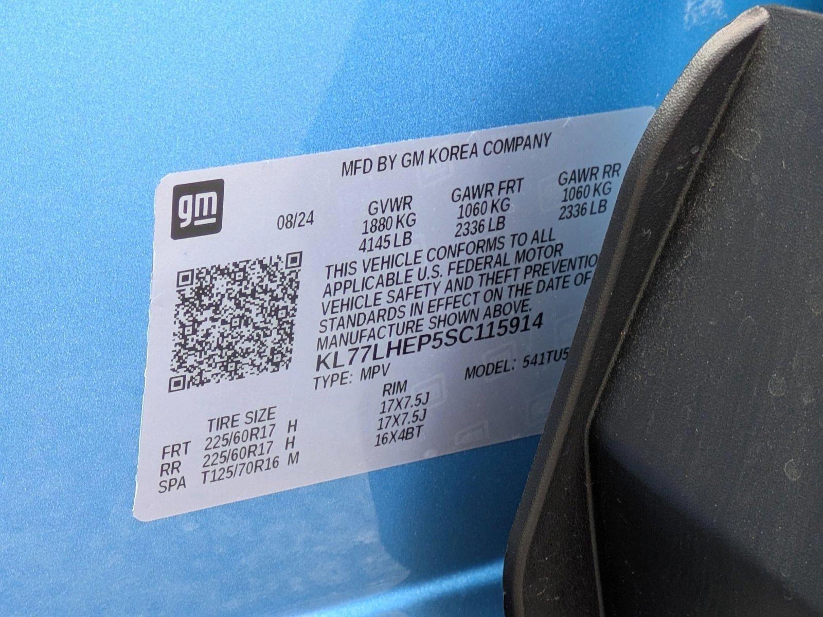 2025 Chevrolet Trax Vehicle Photo in CLEARWATER, FL 33764-7163