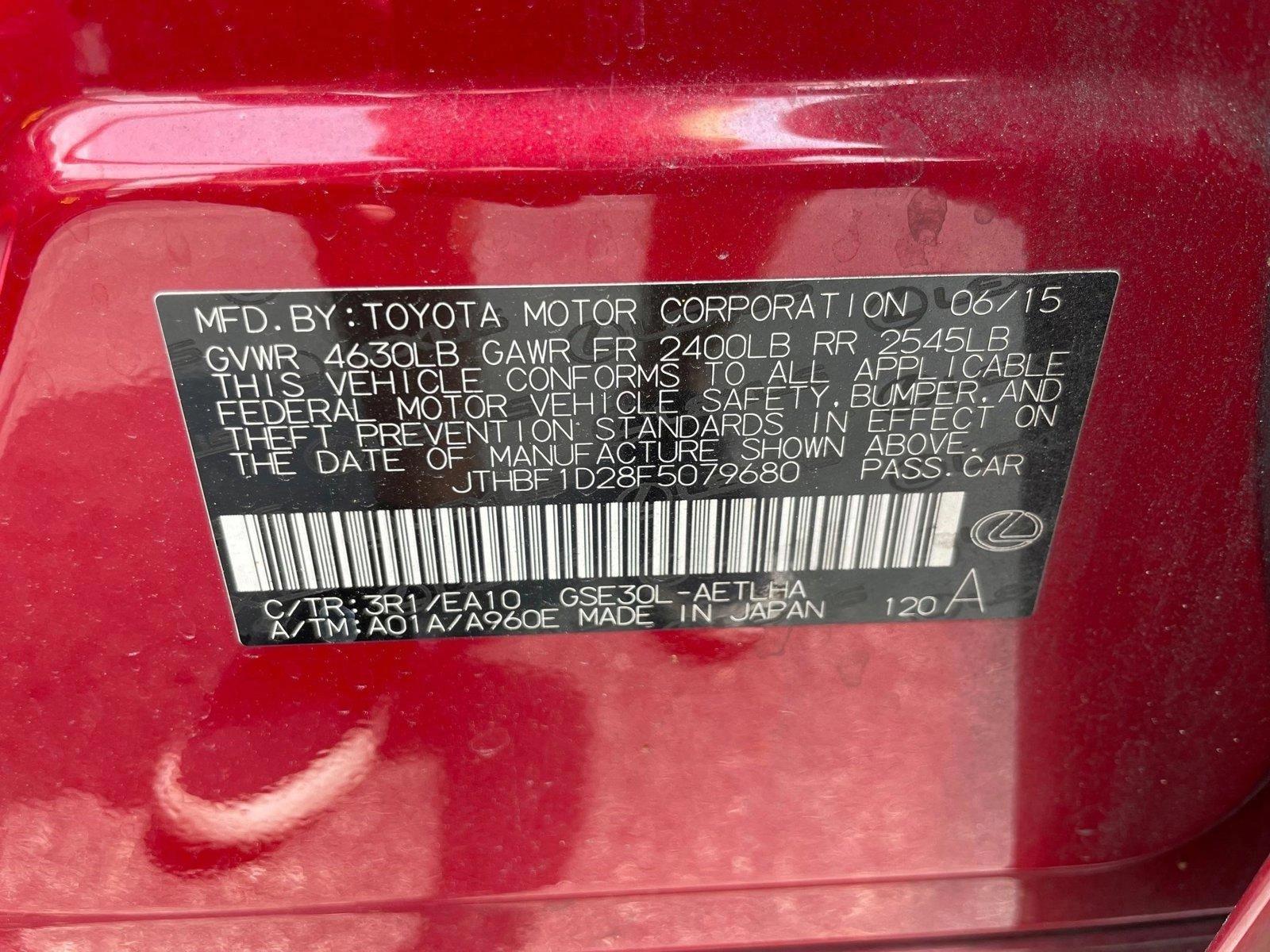 2015 Lexus IS 250 Vehicle Photo in Sanford, FL 32771
