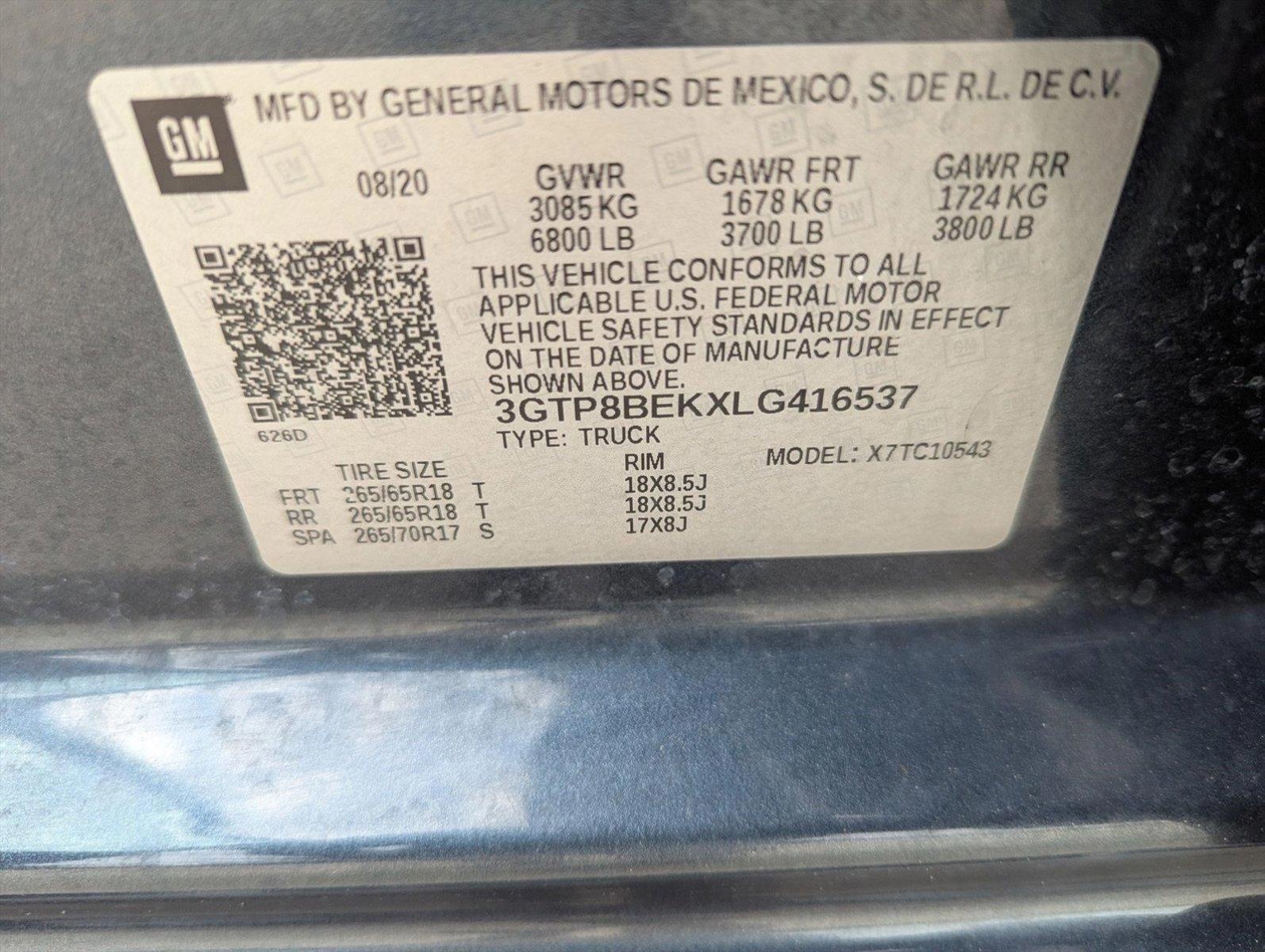 2020 GMC Sierra 1500 Vehicle Photo in CORPUS CHRISTI, TX 78412-4902
