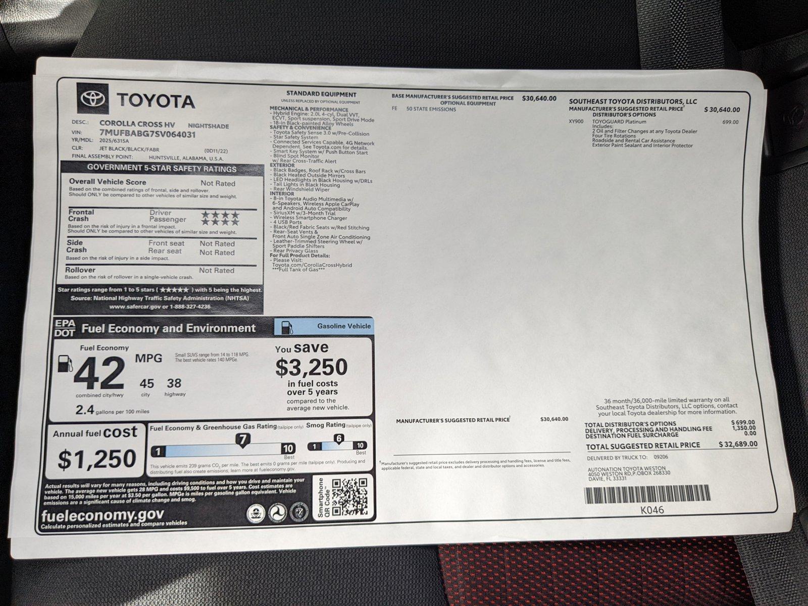 2025 Toyota Corolla Cross Vehicle Photo in Davie, FL 33331