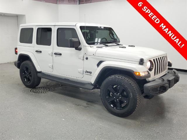 Used 2021 Jeep Wrangler Unlimited Sahara Altitude with VIN 1C4HJXEGXMW812195 for sale in Saginaw, MI