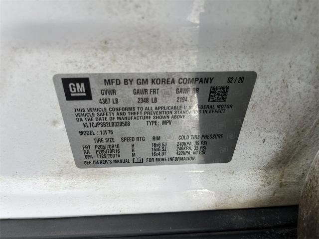 2020 Chevrolet Trax Vehicle Photo in TULLY, NY 13159-3159