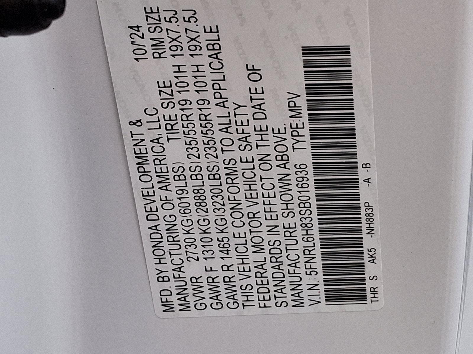 2025 Honda Odyssey Vehicle Photo in Harrisburg, PA 17111