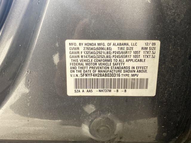 2010 Honda Pilot Vehicle Photo in MEDINA, OH 44256-9001