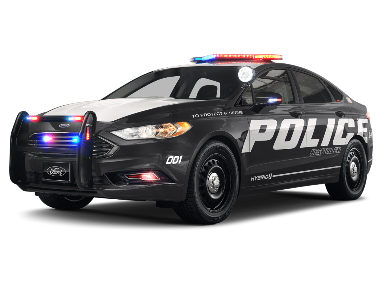 Police Responder Hybrid Sedan FWD Agate Black