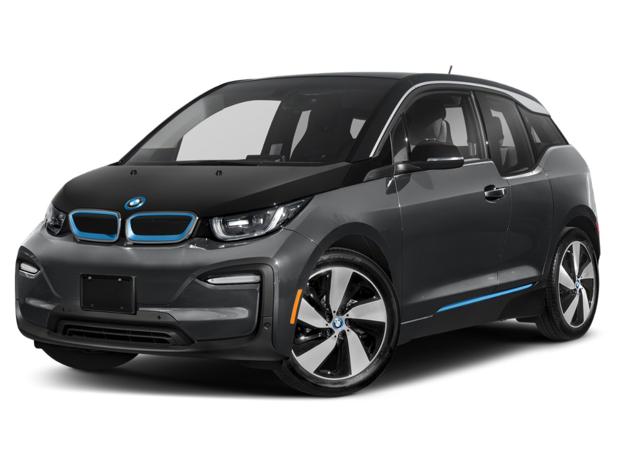 i3 120 Ah Mineral Gray Metallic w/BMW i Frozen Blue Accent