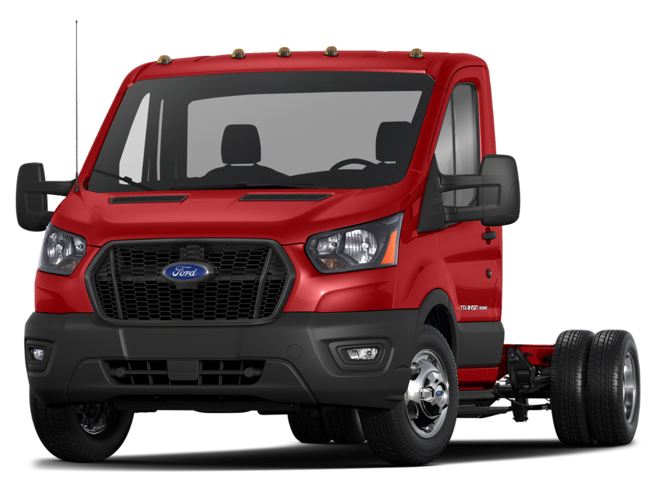 Transit Cutaway T-250 RWD SRW 138" WB 9000 GVWR Race Red
