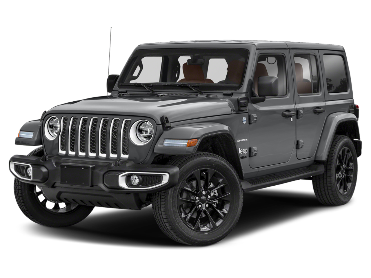 Wrangler 4xe Unlimited Sahara High Altitude Billet Silver Metallic Clearcoat
