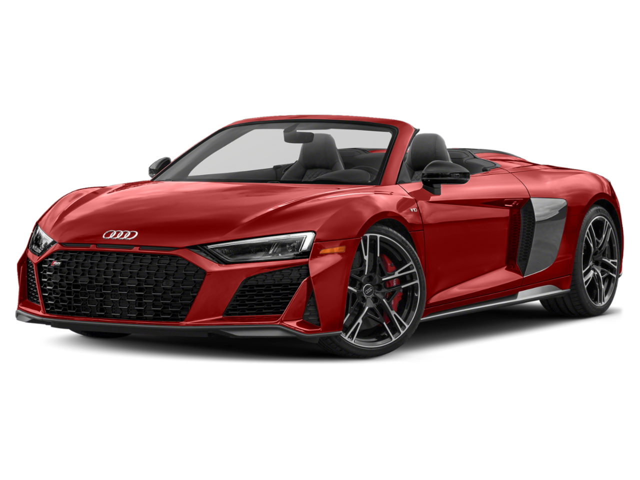 R8 Spyder V10 performance Tango Red Metallic/Black Roof