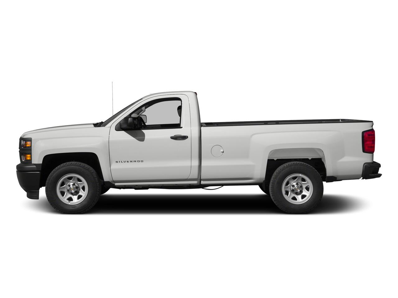 Used Summit White 2015 Chevrolet Silverado 1500 Regular Cab Long Box 2