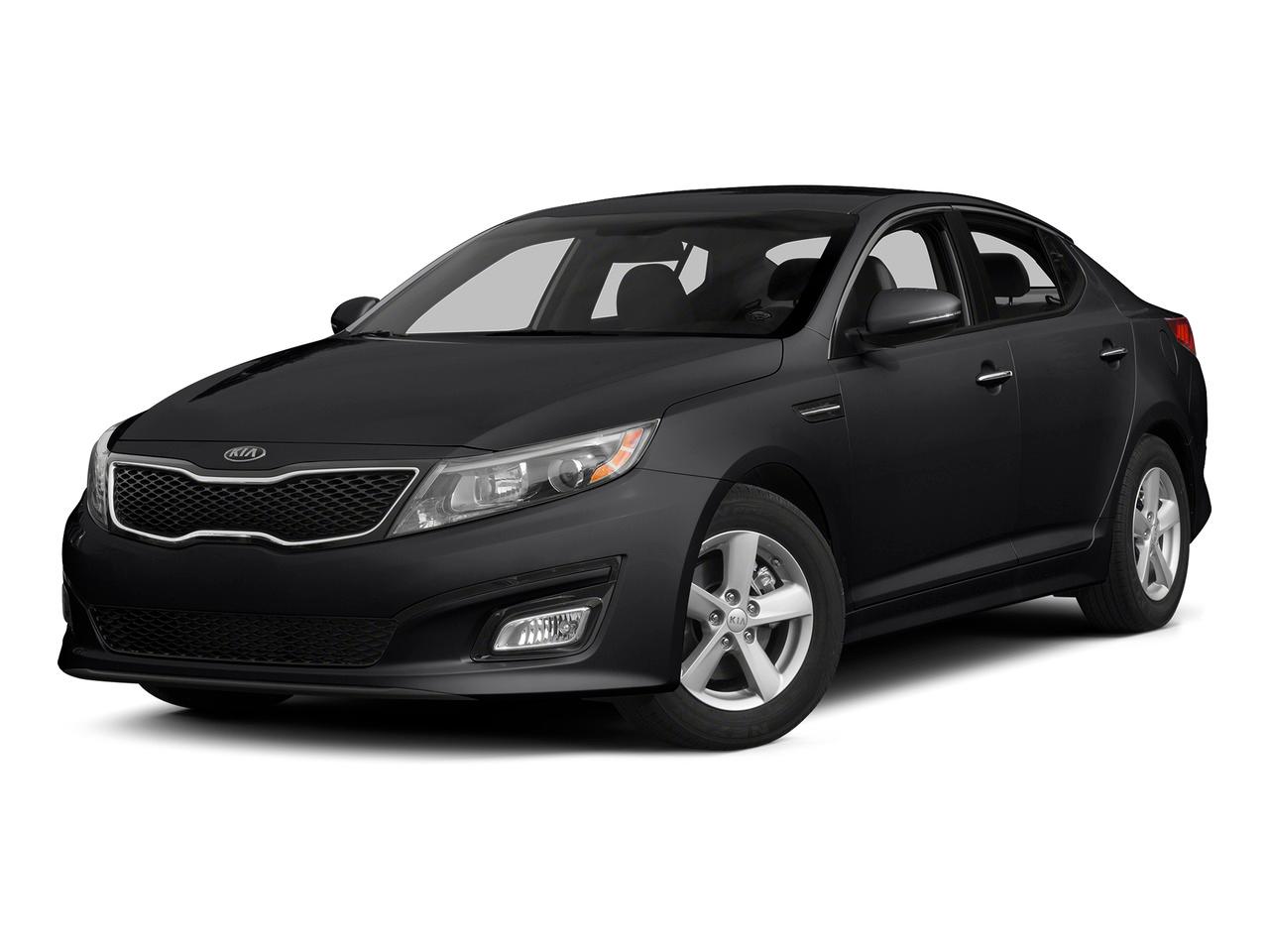 Learn About This Used 2015 Ebony Black Kia Optima 4dr Sdn LX for Sale.