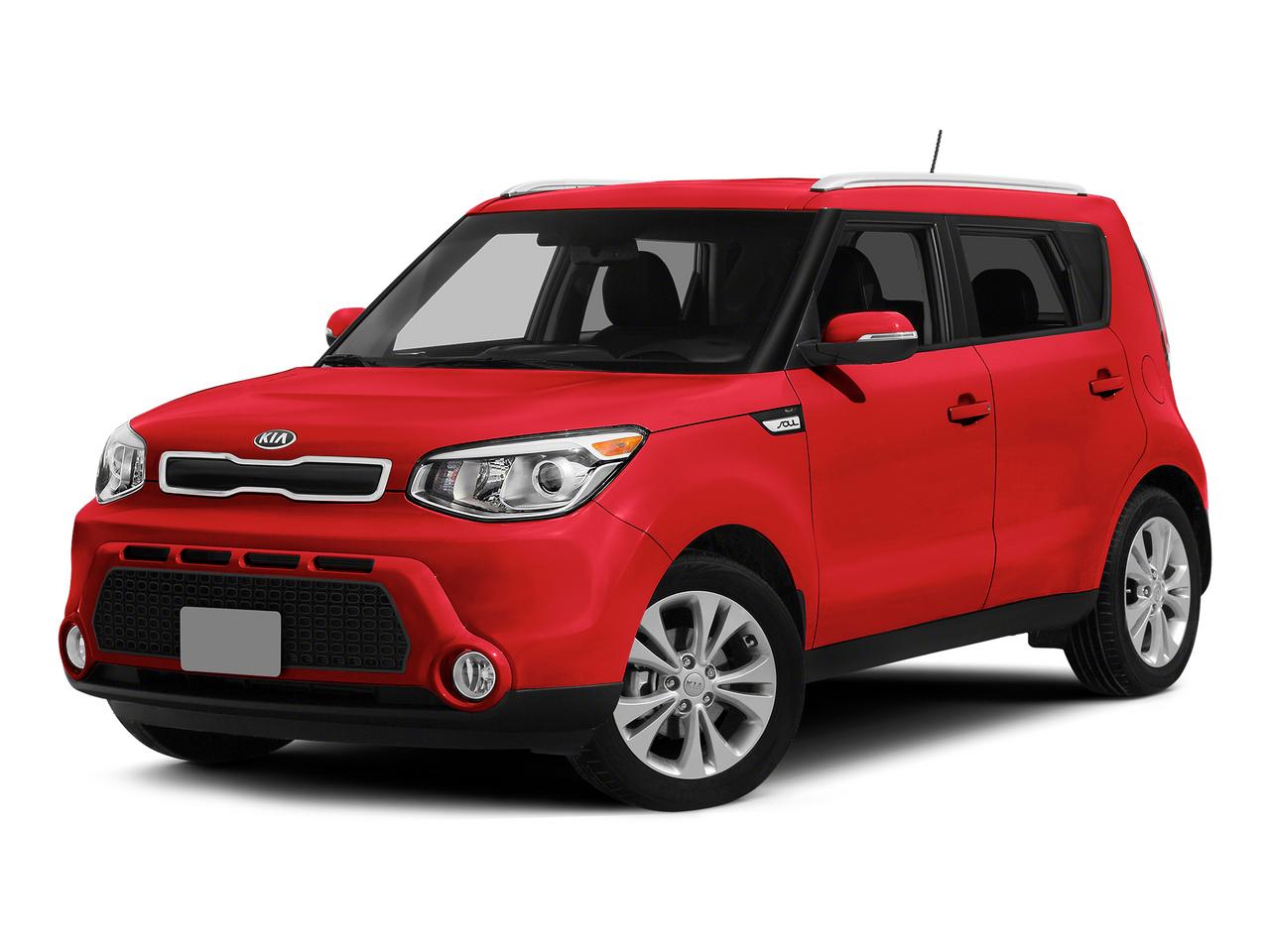 2015 Kia Soul + Inferno Red 4D Hatchback. A Kia Soul at Palmer's ...