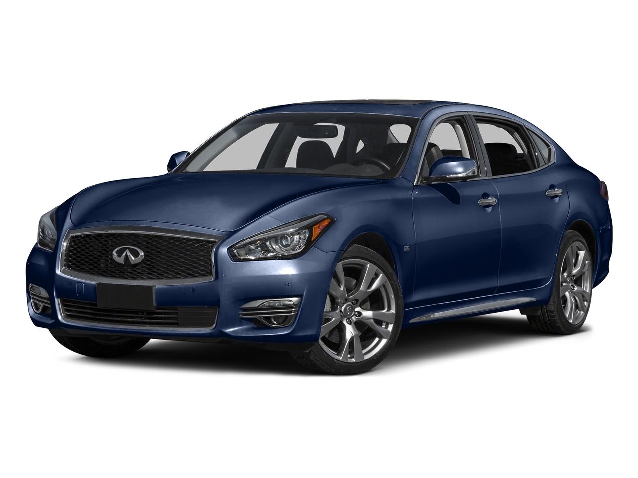 A 2016 INFINITI Q70L in Libertyville IL dealer Gregory INFINITI. Hermosa Blue 3.7 AWD 4D Sedan