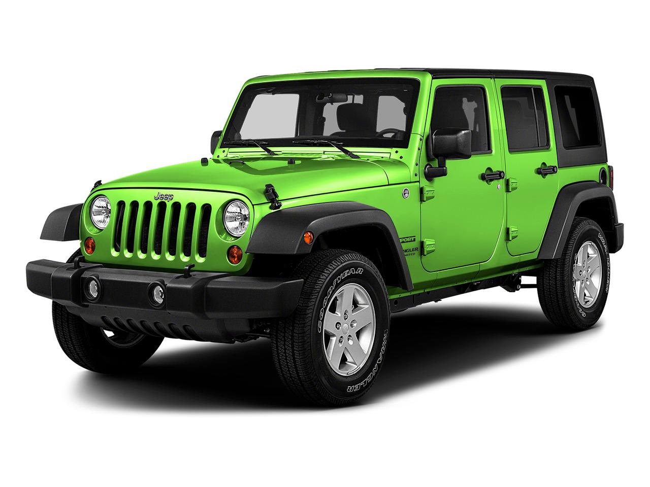 Used Hypergreen Clearcoat 2016 Jeep Wrangler Unlimited Sport (With