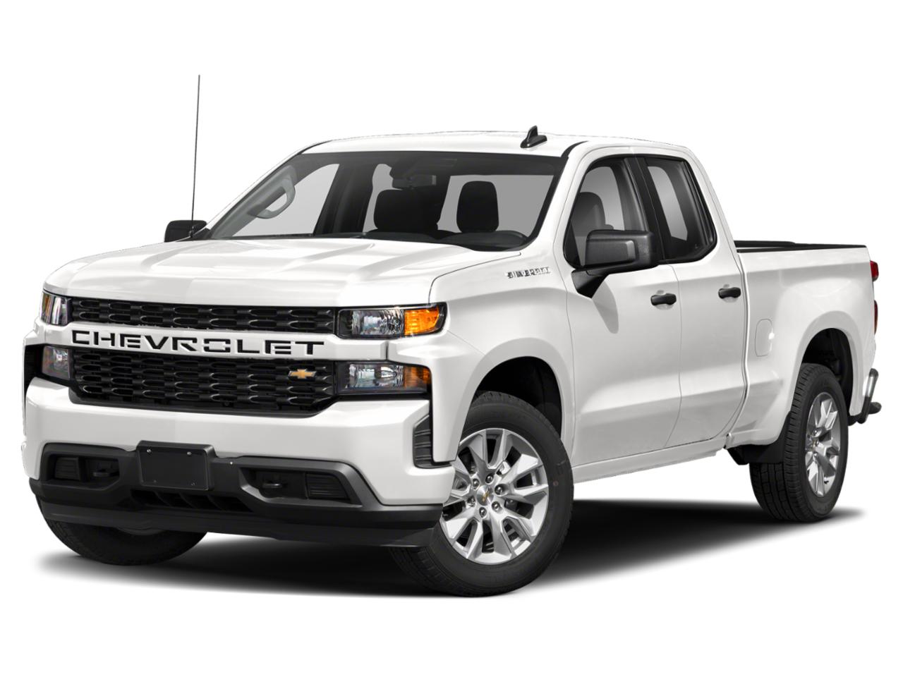 White 2020 Chevrolet Silverado 1500 Double Cab Standard Box 4-Wheel ...