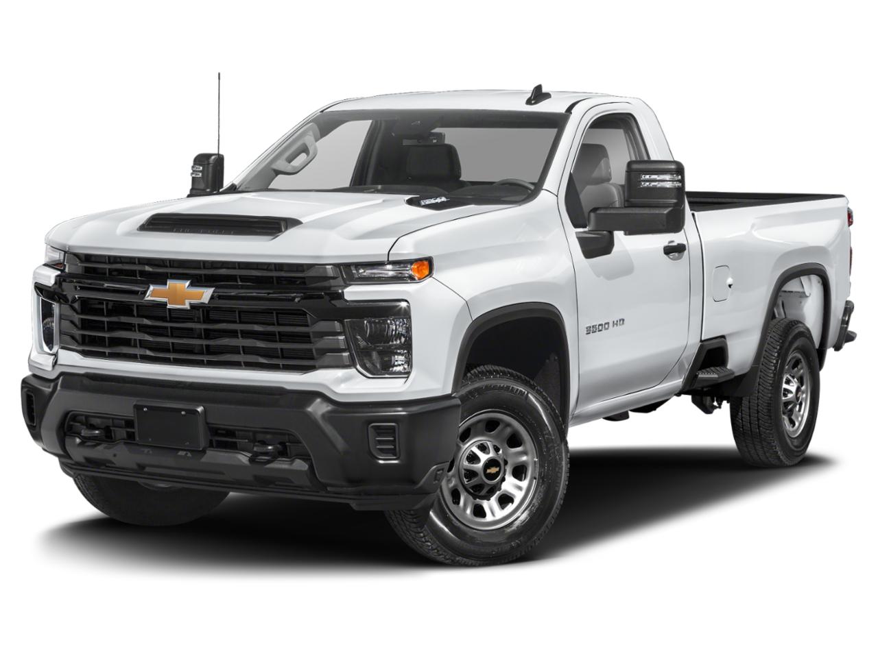 White 2025 Chevrolet Silverado 3500HD Crew Cab Long Box 4Wheel Drive