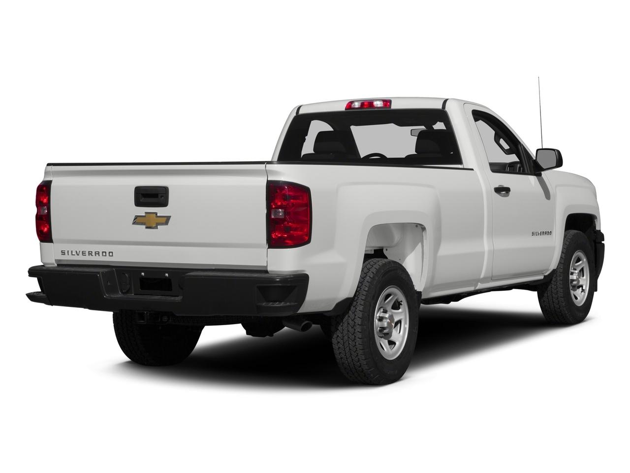 Used Summit White 2015 Chevrolet Silverado 1500 Regular Cab Long Box 2