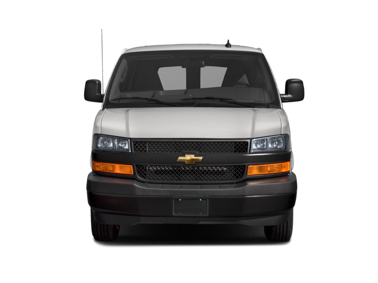 White 2018 Chevrolet Express Cargo Van 2500 Regular Wheelbase Rear ...