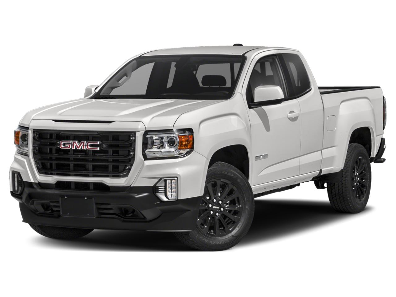 White 2022 GMC Canyon Extended Cab Long Box 2Wheel Drive Elevation for
