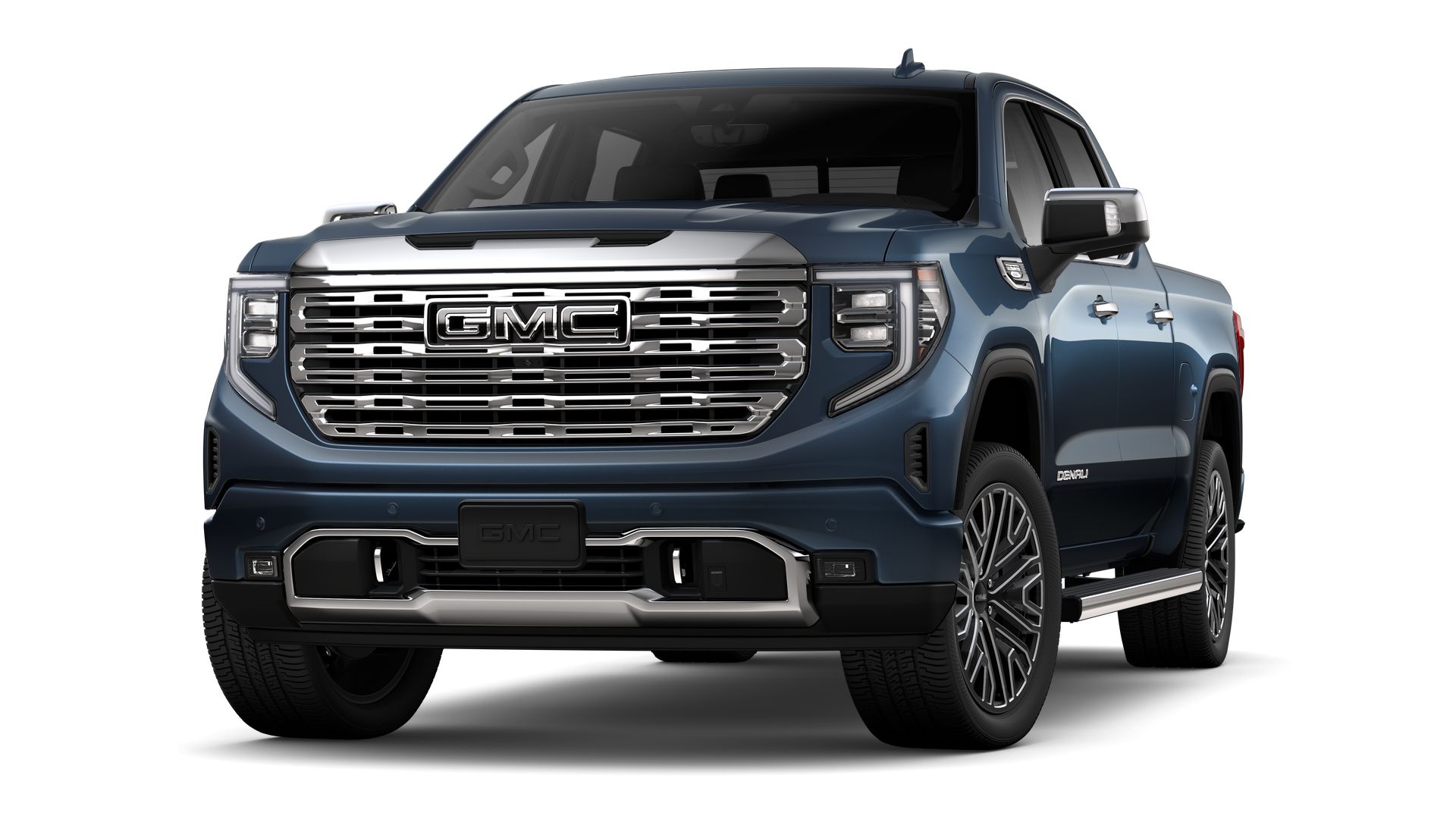 Blue 2022 GMC Sierra 1500 Crew Cab Short Box 4Wheel Drive Denali