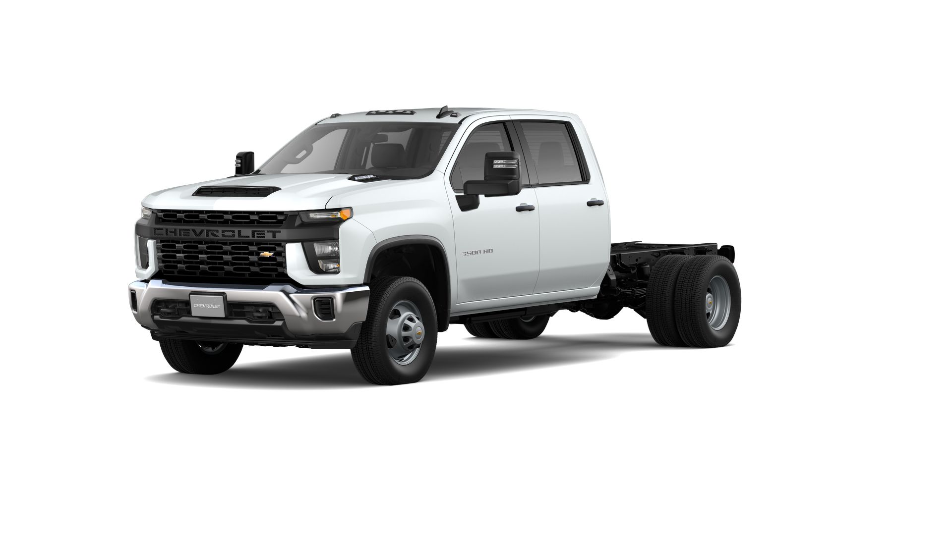 White 2024 Chevrolet Silverado 3500 HD Chassis Cab: New Truck 