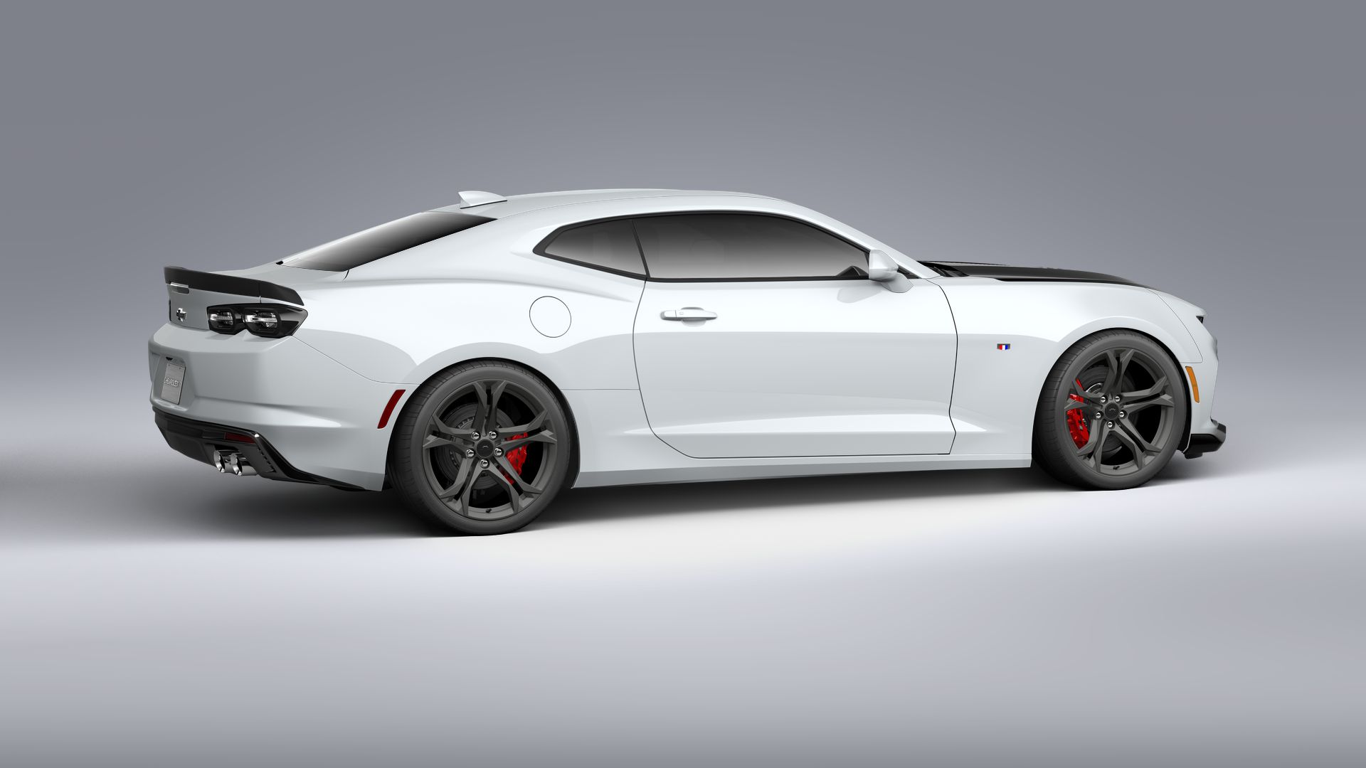 camaro 2022 white and black