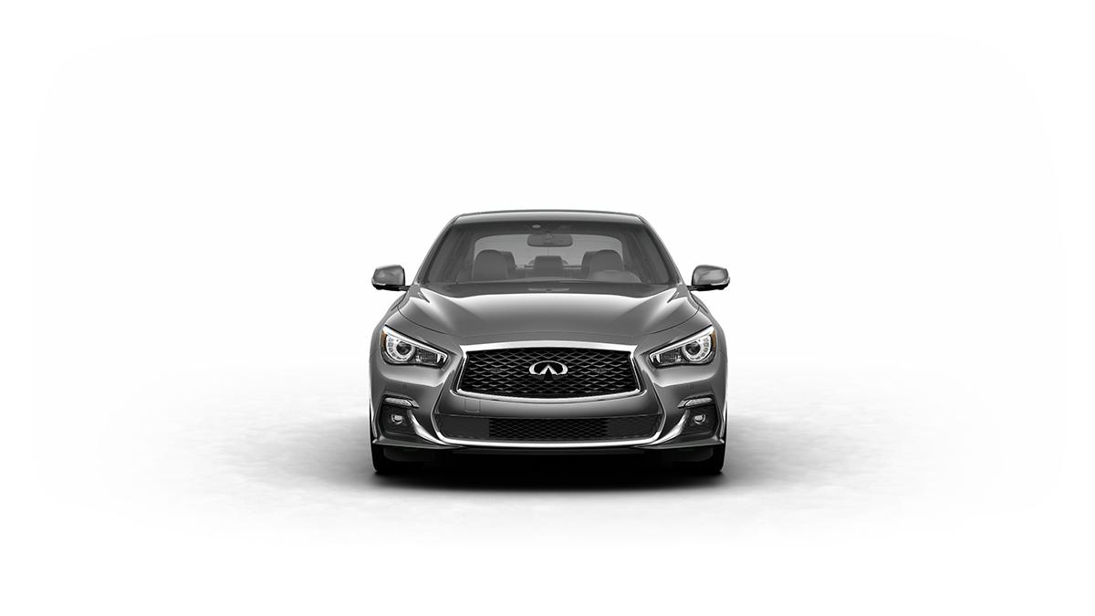 A 2022 INFINITI Q50 in Columbia SC dealer DICK SMITH INFINITI. Gray