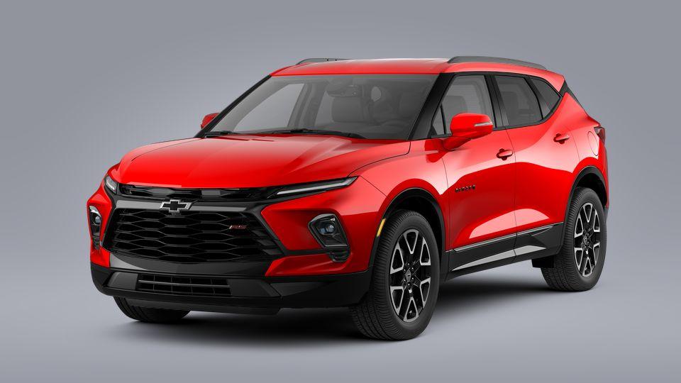 Red 2023 Chevrolet Blazer RS AWD Available at Washington Chevrolet in