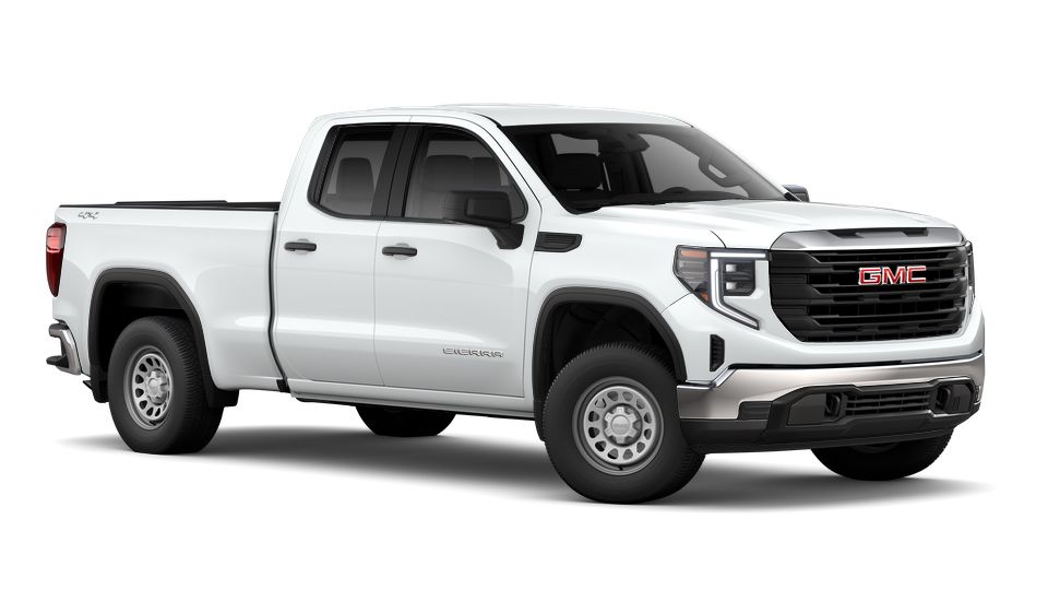 White 2023 GMC Sierra 1500 Double Cab Standard Box 4Wheel Drive Pro