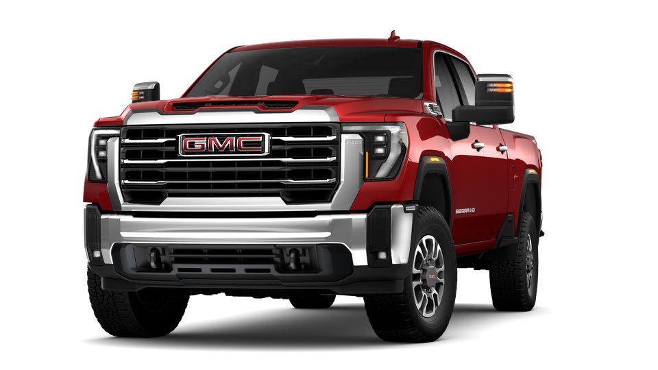 New 2025 Red GMC Sierra 2500HD Crew Cab Standard Box 4Wheel Drive SLT