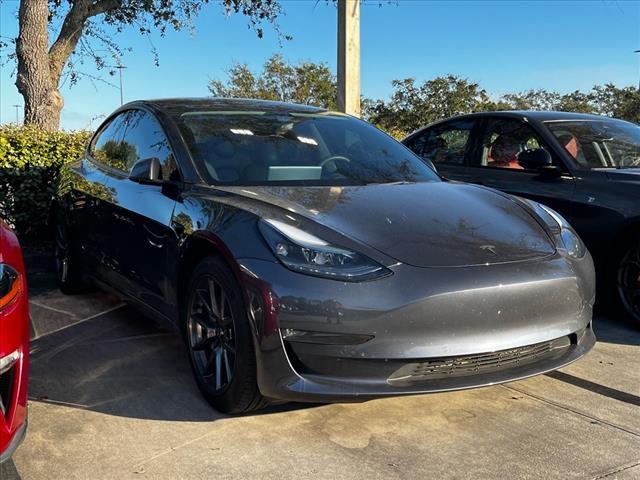 new 2022 Tesla Model 3 car, priced at $27,597